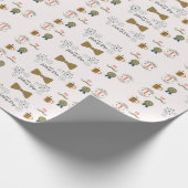 Cute Fathers Day Cadeaupapier (Hoek)