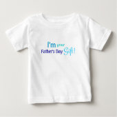 Cute Fathers Day Gift - Blue Shirt (Voorkant)