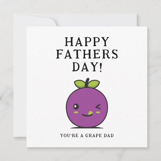 Cute Fathers Day Kaart | Je Kaart van een graafvad (Voorkant)