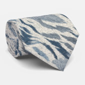 Cute Fathers Day Tiger Print Stropdas (Opgerold)