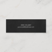 Cute Faux Sequins Beauty Mode Makeup Artist 3 Mini Visitekaartje (Achterkant)