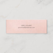 Cute Faux Sequins Beauty Mode Makeup Artist Mini Visitekaartje (Achterkant)