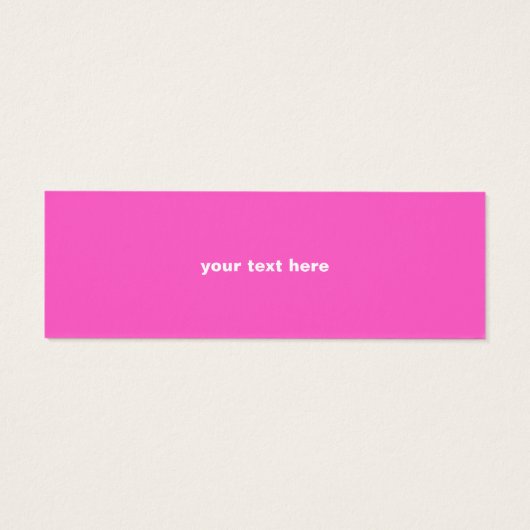 Cute Faux Silver Sequins Roze Tussenvoegsel Mini Visitekaartjes (Achterkant)