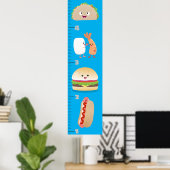 Cute favoriete cartoon-groeikaart poster (Thuiskantoor)