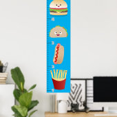 Cute favoriete cartoon-groeikaart poster (Thuiskantoor)