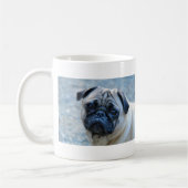 Cute Fawn Pug Coffee Mok (Links)