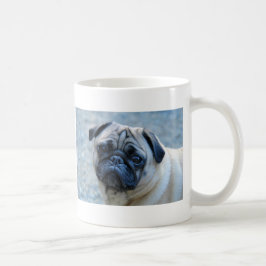Cute Fawn Pug Coffee Mok