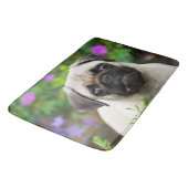 Cute fawn pug puppy badmat (Gekanteld)