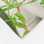 Cute fawn pug puppy fleece deken (Hoek)