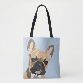 Cute Fawn Red French Bulldog | Franchie Tote Bag