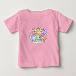 Cute Fee Vlinder Vrienden Kinderen T-Shirt