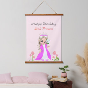 Cute Feeën Prinses Meisje Verjaardagsfeest Hangen Hangend Wandkleed