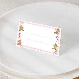 Cute Feestdagen kerstkoekjeswisselaar buffet pl Plaatskaartje