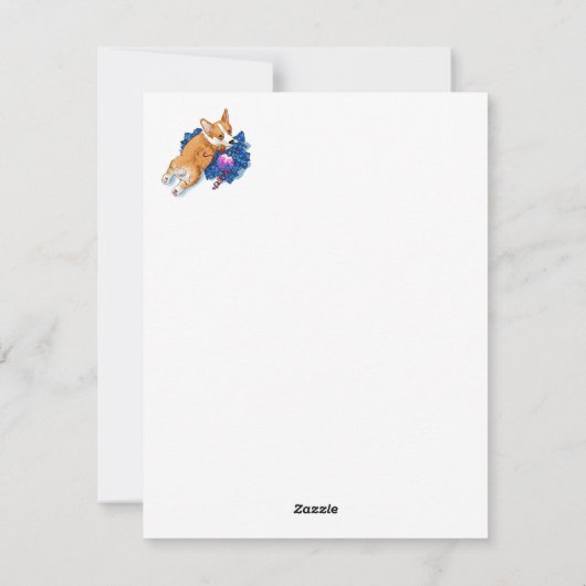 Cute Feestdagenkaart (Achterkant)