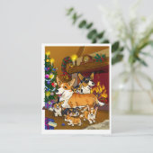 Cute Feestdagenkaart (Staand voorkant)