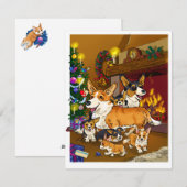 Cute Feestdagenkaart (Voorkant / Achterkant)