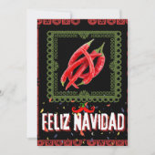 Cute feliz navidad christmas feestdagenkaart (Voorkant)