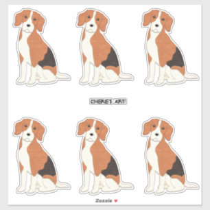 Cute Felt Kijk Beagle Dogs Sticker