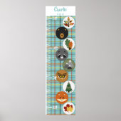 Cute Felt Woodland Animals Poster (Voorkant)