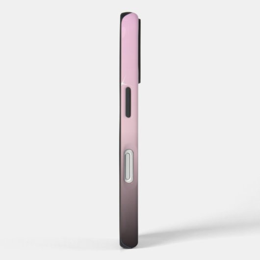 Cute Feminine Pink Black Ombre Personalized Case-Mate iPhone Case (Achterkant / Rechts)