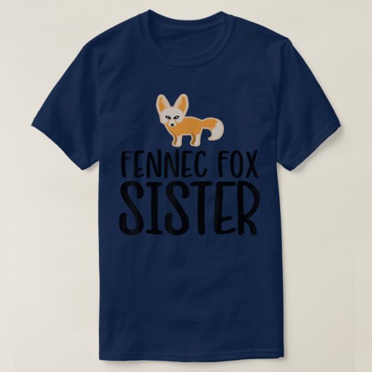 Cute Fennec Fo Sister T-shirt (Design voorkant)