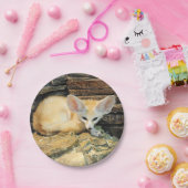 Cute fennec fox papieren bordje (Feest)