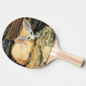 Cute fennec fox tafeltennisbatje (Zijkant)