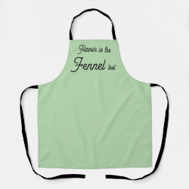 Cute Fennel Taste Test Spice Pun Schort