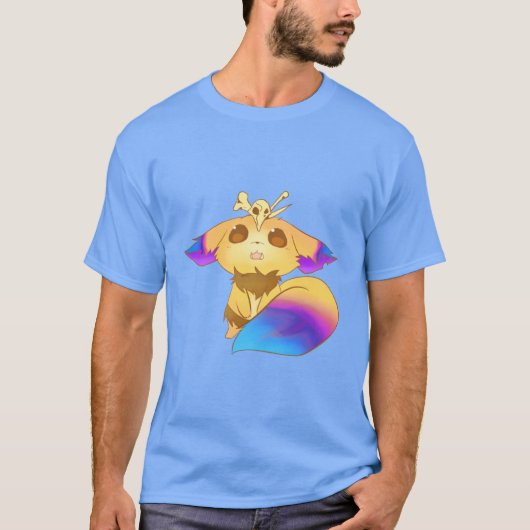 Cute Feral Little Fox T-shirt (Voorkant)