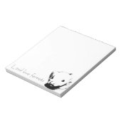 Cute Ferret Afbeelding Notitieblok (Linkerzijde)