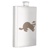 Cute Ferret Graphic Flacon (Rechts)