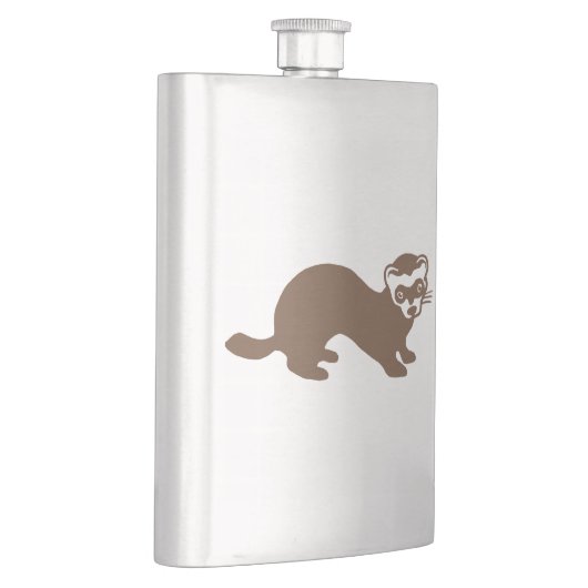 Cute Ferret Graphic Flacon (Rechts)
