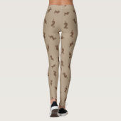 Cute Ferret Graphic Leggings (Achterkant)