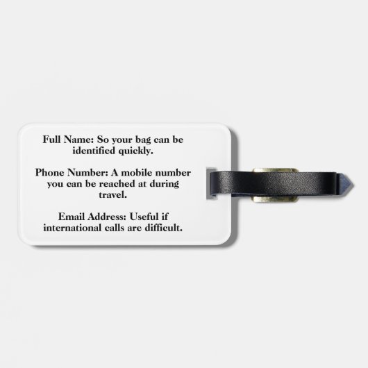 Cute Ferret in Spring Flowers Bagagelabel (Achterkant horizontaal)