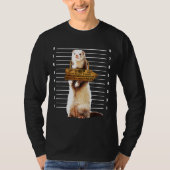 Cute Ferret Thief Animals T-shirt (Voorkant)