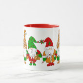 Cute Festive Kerstgnomen Mok (Midden)