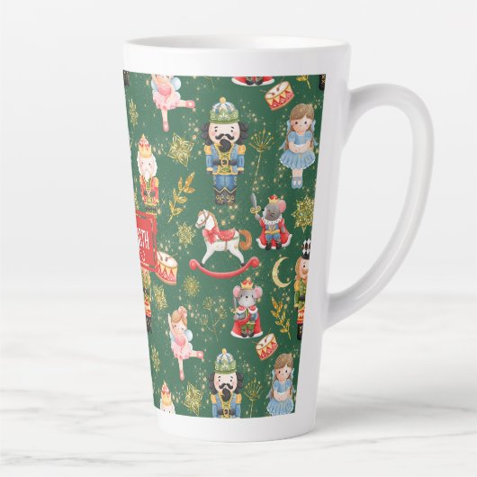 Cute Festive Nutkraker Ballet Characters Name Latte Mok (Rechts)