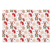 Cute Festive Red Christmas Reindeer