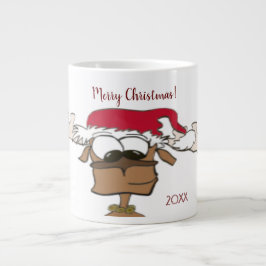 Cute Festive Reindeer Grote Koffiekop