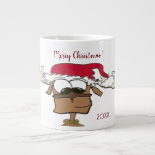 Cute Festive Reindeer Grote Koffiekop