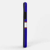 Cute Festive Royal Blue Modern Jingle Bells Text Case-Mate iPhone Case (Achterkant/rechts)