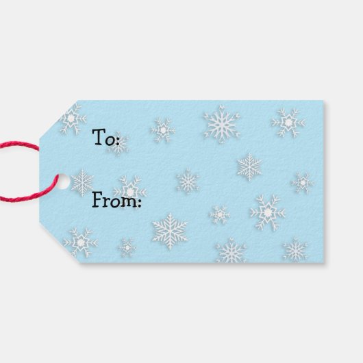 Cute Festive Snowman Pink Kerstmis Cadeaulabel (Achterkant Horizontaal)