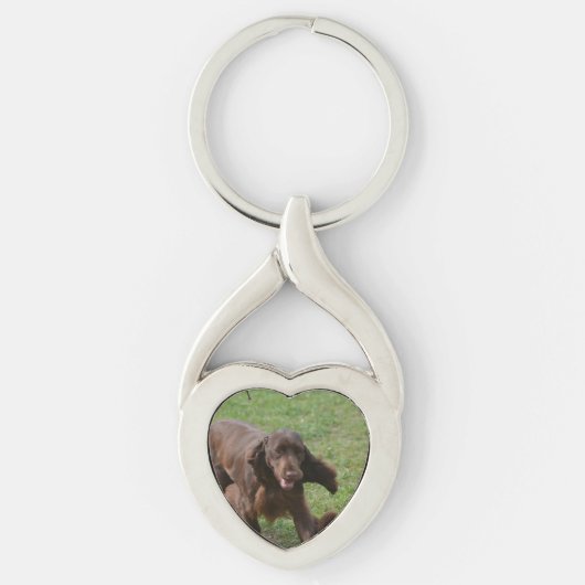Cute Field Spaniel Sleutelhanger (Voorkant)