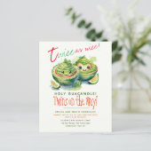 Cute Fiesta Avacado Guac TWINS Baby Shower BUDGET (Staand voorkant)