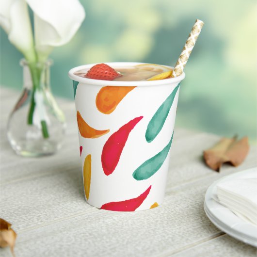 Cute Fiesta Birthday Paper Cups Papieren Bekers (Insitu)