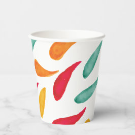 Cute Fiesta Birthday Paper Cups Papieren Bekers