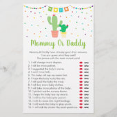 Cute Fiesta Cactus raad wie zei dat het een schokk (Voorkant)