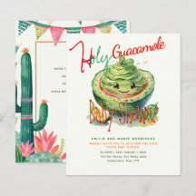 Cute Fiesta Holy Guacamole Baby Shower BEGROTING