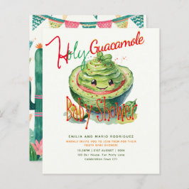 Cute Fiesta Holy Guacamole Baby Shower BEGROTING