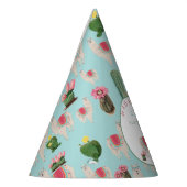 Cute Fiesta Llama en Cactus Birthday Feesthoedjes (Links)